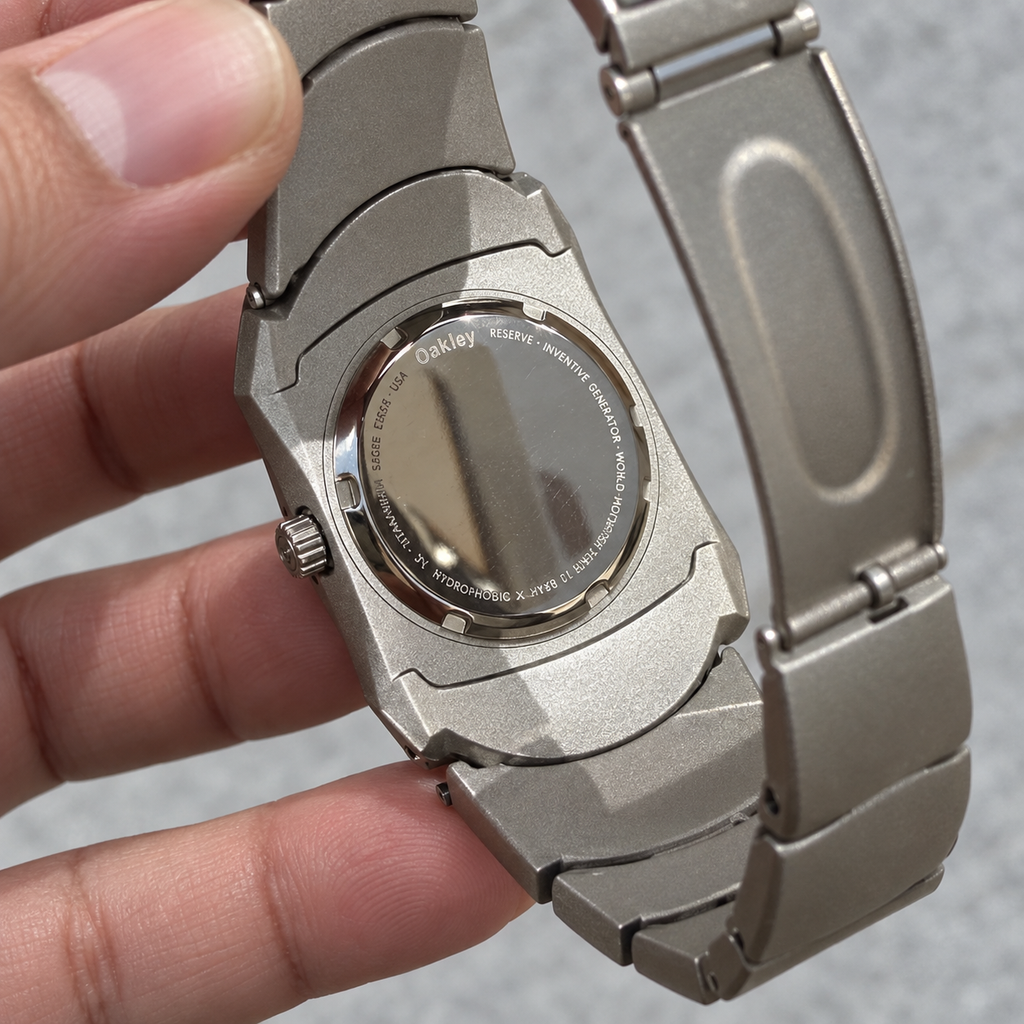 Oakley Time Bomb Titanium Watch – Yellow Dial