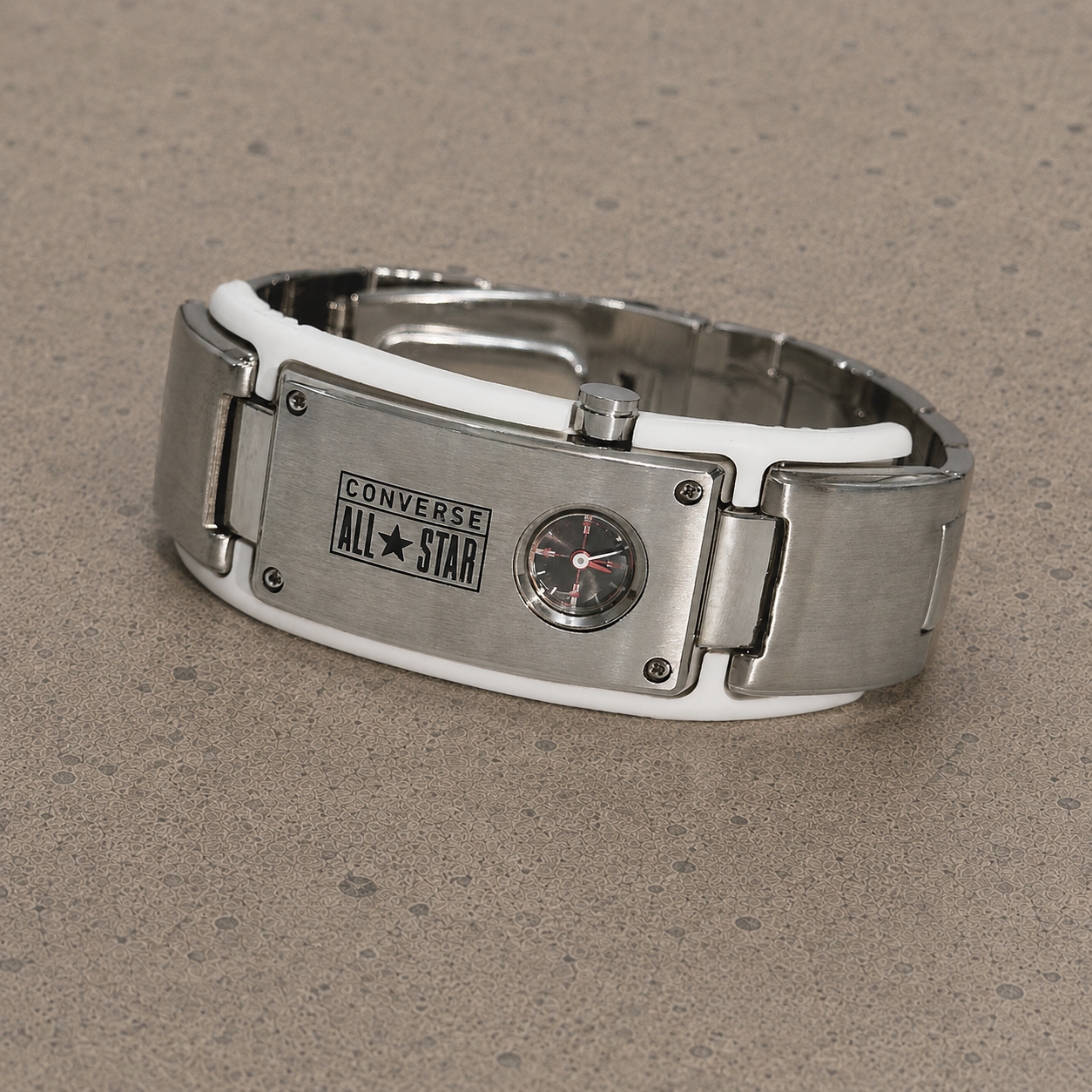 Vintage Converse All Star Rubber Metal Bracelet Watch