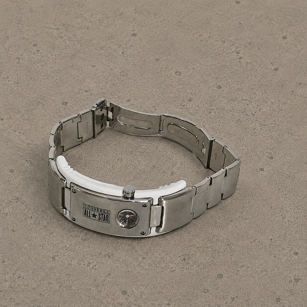 Vintage Converse All Star Rubber Metal Bracelet Watch