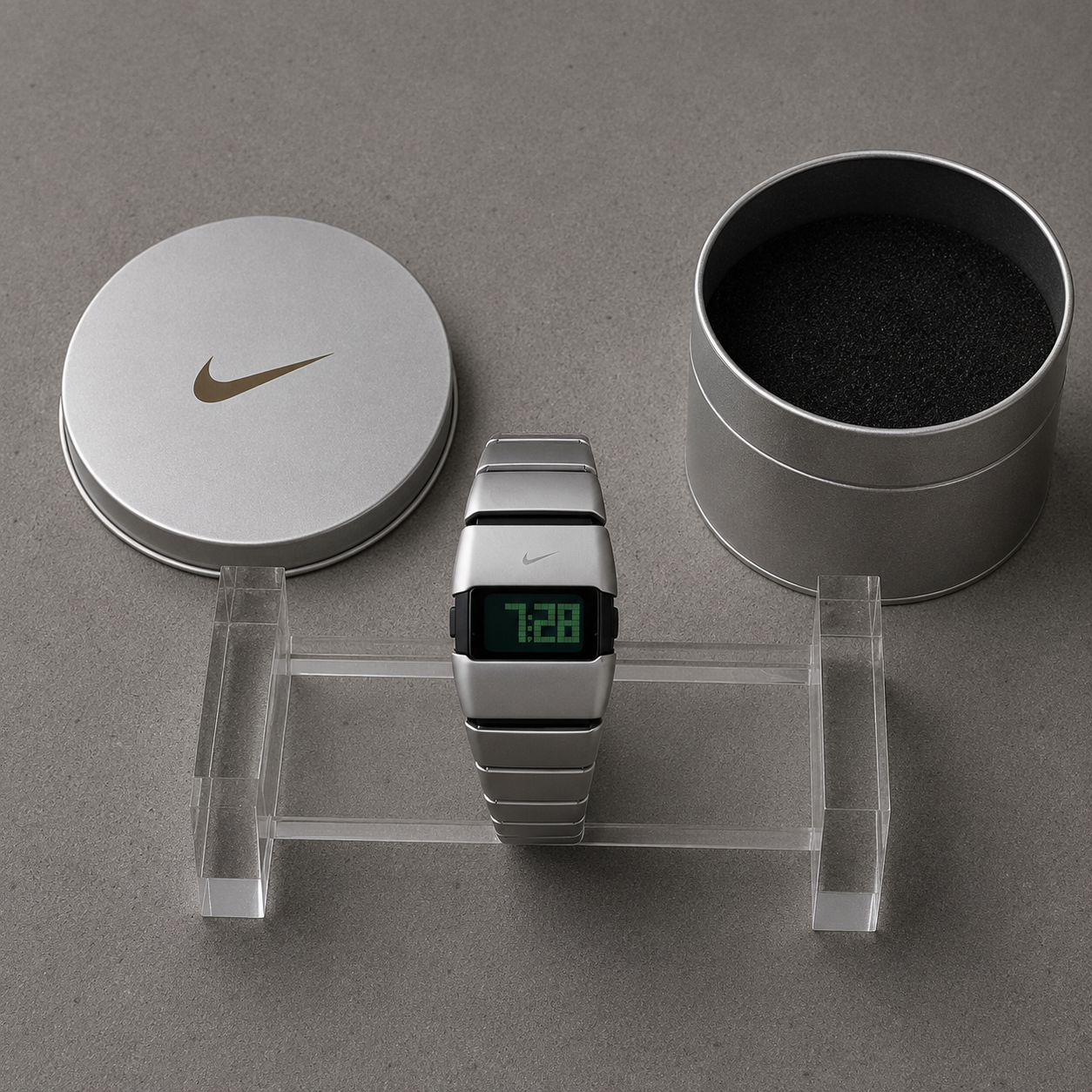 Nike Hammer Digital Y2K Watch – Silver