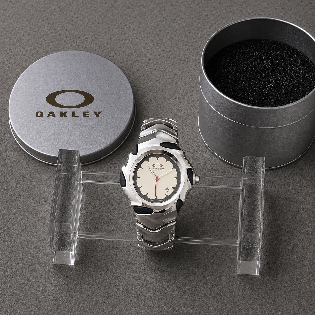 Oakley Y2K Blade Watch – Ivory Flower Dial