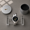 Nike Y2K Triax Wave Watch | Glossy Shell Black Face Yellow Hands