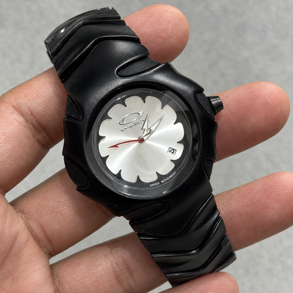 Oakley Blade Watch – Stealth Black / Silver Dial